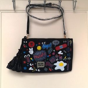 Leather retro emoji bag from Japan